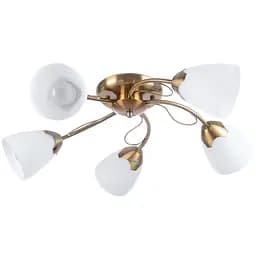 Люстра потолочная Brille классическая E14 60W PB (LK-165C/5)