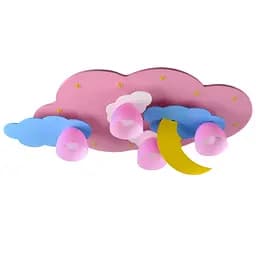 Люстра Brille деревянная потолочная E14 40W PN (KL-414C/4)