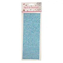 Наклейки декоративные Bambi XY-004(LIght-Blue) на планшетке 504 шт