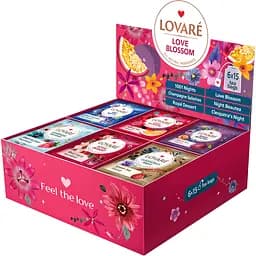 Чай асорті Lovare Love Blossom 180 г (90 шт. х 2 г) - мініатюра 3