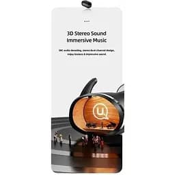 Навушники бездротові Usams TWS Earbuds Bluetooth LX08 чорні - мініатюра 9