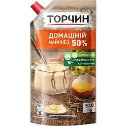 Майонез Торчин Домашний 50% 520 г