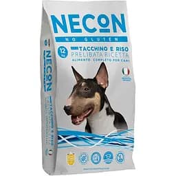 Сухий корм для собак всіх порід Necon Dog індичка з рисом 12 кг