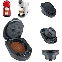 Капсула та тримач капсул одночасно для кавоварки Krups Delonghi Dolce Gusto Genio S, Piccolo, INFINISSIMA