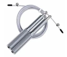 Скакалка швидкісна на підшипниках алюмінієва PowerPlay 4207 Elite Jump Rope Срібна 3 м (PP_4207_Silver) - мініатюра 7