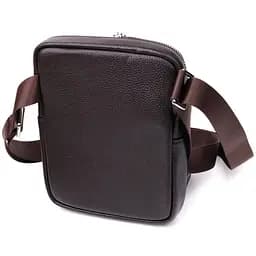 Чоловіча вертикальна сумка з натуральної шкіри Vintage 17х21х3,5 см sum0027473 - мініатюра 12