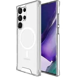 Чехол Epik TPU Space Case with MagSafe для Samsung Galaxy S24 Ultra Прозрачный