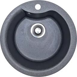 Кухонна мийка Adamant Wave Ø485x210 графіт 224223, Графіт