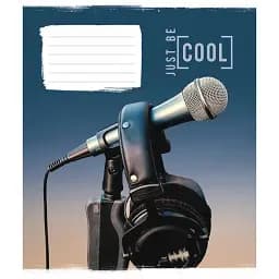 Зошит учнівський Школярик Just be cool 024-3383L-5 в лінію 24 аркушів 