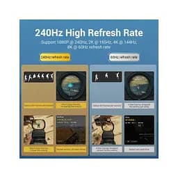Кабель мультимедійний DisplayPort M to DisplayPort M 2.0m black Vention (HCCBH) - мініатюра 7