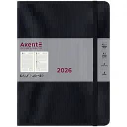 Дневник Axent Grand Lines 2026 черный 195 x 255 мм (8831-26-01-A)