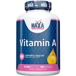 Витамины и минералы Haya Labs Vitamin A 10000 IU 100 капсул