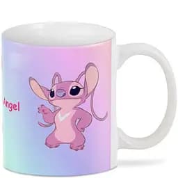 Кухоль GeekLand Стич Lilo and Stitch 02.10 Stitch And Angel.430 330 мл білий