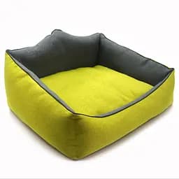 Лежак прямокутний для собак та котів Zoo-hunt Магнус салатовий №5 530х700х330 мм