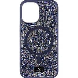 Чохол The Bling World Bling World Rock Diamond with MagSafe для Apple iPhone 12 Pro / 12 (6.1") Navy Blue