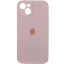 Чохол Epik Silicone Case Full Camera Protective AA для Apple iPhone 14, 6.1 Рожевий/Chalk Pink