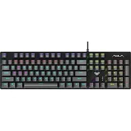 Клавіатура Aula S2022 Black keycap KRGD blue EN/UA (6948391202235)
