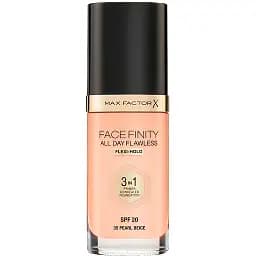 Тональна основа Max Factor Facefinity All Day Flawless 3 в 1 відтінок 35 (Pearl Beige) 30 мл