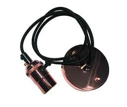 Подвесной светильник Levistella AMP19006-1, E27, 1 лампа, 1м, розовое золото, металл