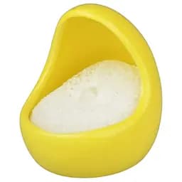 Подставка под губку Lefard 10 см желтая (940-038)