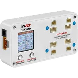 Зарядное устройство ViFly ToothStor 65W 4 Рорт 2s FPV BT3.0 &amp; JST-XH с функцией балансировки белый (18773)
