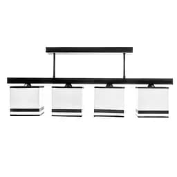 Люстра стельова Brille з абажуром E14 60W BK (BKL-620S/4)