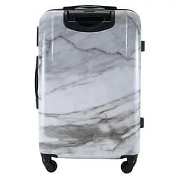 Валіза велика Semi Line 28 дюймів (L) Polycarbonate/ABS-Plastic White Marble (T5731-3) - мініатюра 4