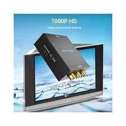 Конвертор HDMI to RCA Metal Type black Vention (AEEB0) - мініатюра 4