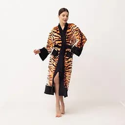 Кімоно жіноче з плюшевого велюру Kimono Soul of the tiger 18389 S