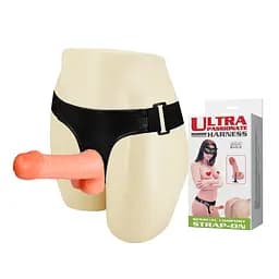 Страпон Baile Ultra Passionate Harness Sensual Comfort 18.5 см тілесний