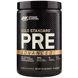 Предтренировочный комплекс Optimum Gold Standard Pre-Advance Малиново-лаймовый мохито 400 г