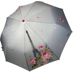 Жіноча складана парасолька напівавтомат Toprain 96 см рожева