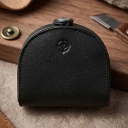 Жіноча монетниця Tony Perotti з натуральної шкіри Cortina 5070 nero (90181) Чорна - мініатюра 1