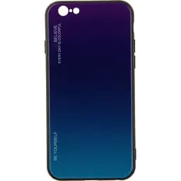 Чохол-накладка Toto Gradient Glass Case Apple iPhone 6/6S Purple