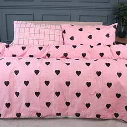 Комплект постельного белья Mirson Ranforce Elite Hearts & Grid 143х210 см (2200011633206)