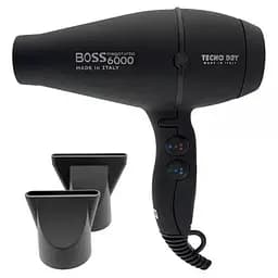 Фен стайлер Tecnodry Boss 6000 2500W концентратор 2 швидкості 4 температурні режиму Чорний 2500Вт - мініатюра 7