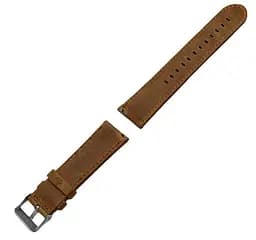 Шкіряний ремінець Primo для годинника Samsung Galaxy Watch 3 41 мм (SM-R850) Light Brown - мініатюра 3