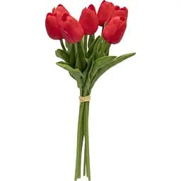 Букет штучних квітів Devilon Тюльпани 7 шт. 30 см червоний (631208)