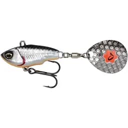 Тейл-спінер Savage Gear Fat Tail Spin 65 mm 16 g Dirty Silver