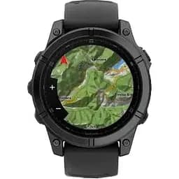 Смарт-годинник Garmin Fenix E 47mm AMOLED Slate Gray Steel with Black Silicone Band (010-03025-03/01/13) - мініатюра 5