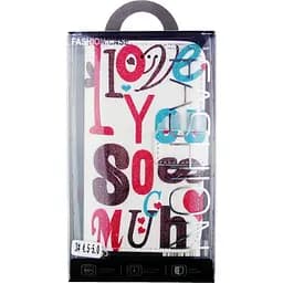 Чохол-книжка Toto Book Universal cover Picture Love with window 4.5-5" Hot Pink - мініатюра 2