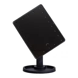 Косметичне дзеркало з LED-підсвіткою 22 світлодіоди, чорний Yiwu HP-10-4AB - мініатюра 3