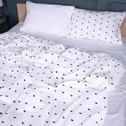 Пододеяльник MirSon Сатин 22-1390 Hearts and Dreams 200х220 см (2200010563641)