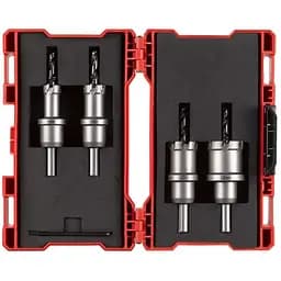 Набір коронок Holesaw TCT Milwaukee, для сталі/нержавіючої сталі (діаметри 16,20,25,32мм) (4шт), палстиковий кейс