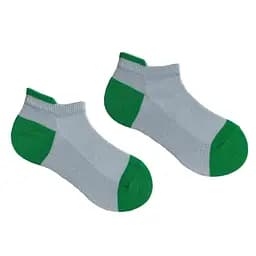 Шкарпетки дитячі "Сітка" з індійської бавовни світло сірі 413015