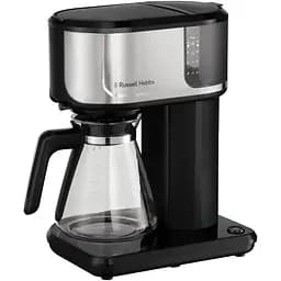 Кавоварка Russell Hobbs Attentiv, 1.25 л мелена чорно-срібна