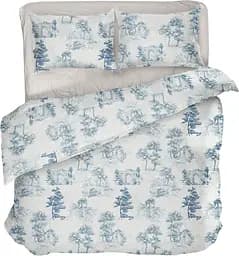 Комплект постільної білизни Lelit Сімейний бежевий з білим полікотон P-0141/1 (le2000000274355)