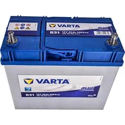 Акумулятор автомобільний Varta Blue Dynamic 45Аh без нижн. бурта (545155033) - мініатюра 2