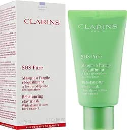 Clarins Маска для обличчя 75 мл SOS Pure Mask - мініатюра 2