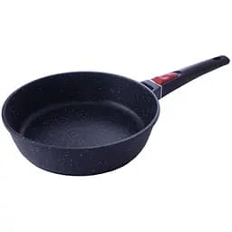 Сковорода глибока антипригарна 24 см Maestro MR-4724 Granite литий алюміній ручка, що знімається